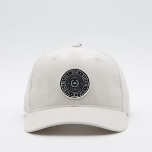 Adidas Men's Adjustable Strap Pin Whale Corduroy Golf Hat Cream One Size